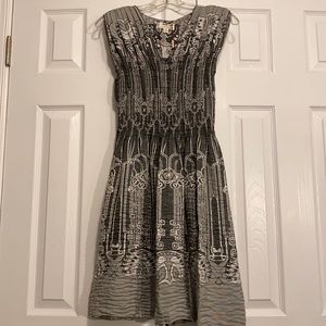NWT Max Studio Gray and Silver Dress